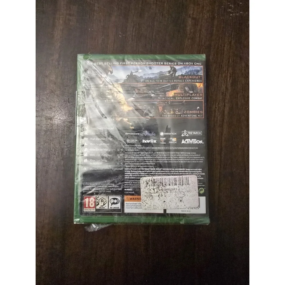 Call of Duty: Black Ops 4 (Microsoft Xbox One, 2018)